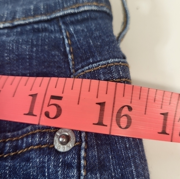 Levi's 512 Perfectly Slimming Bootcut Blue Denim Jeans - Picture 4 of 7